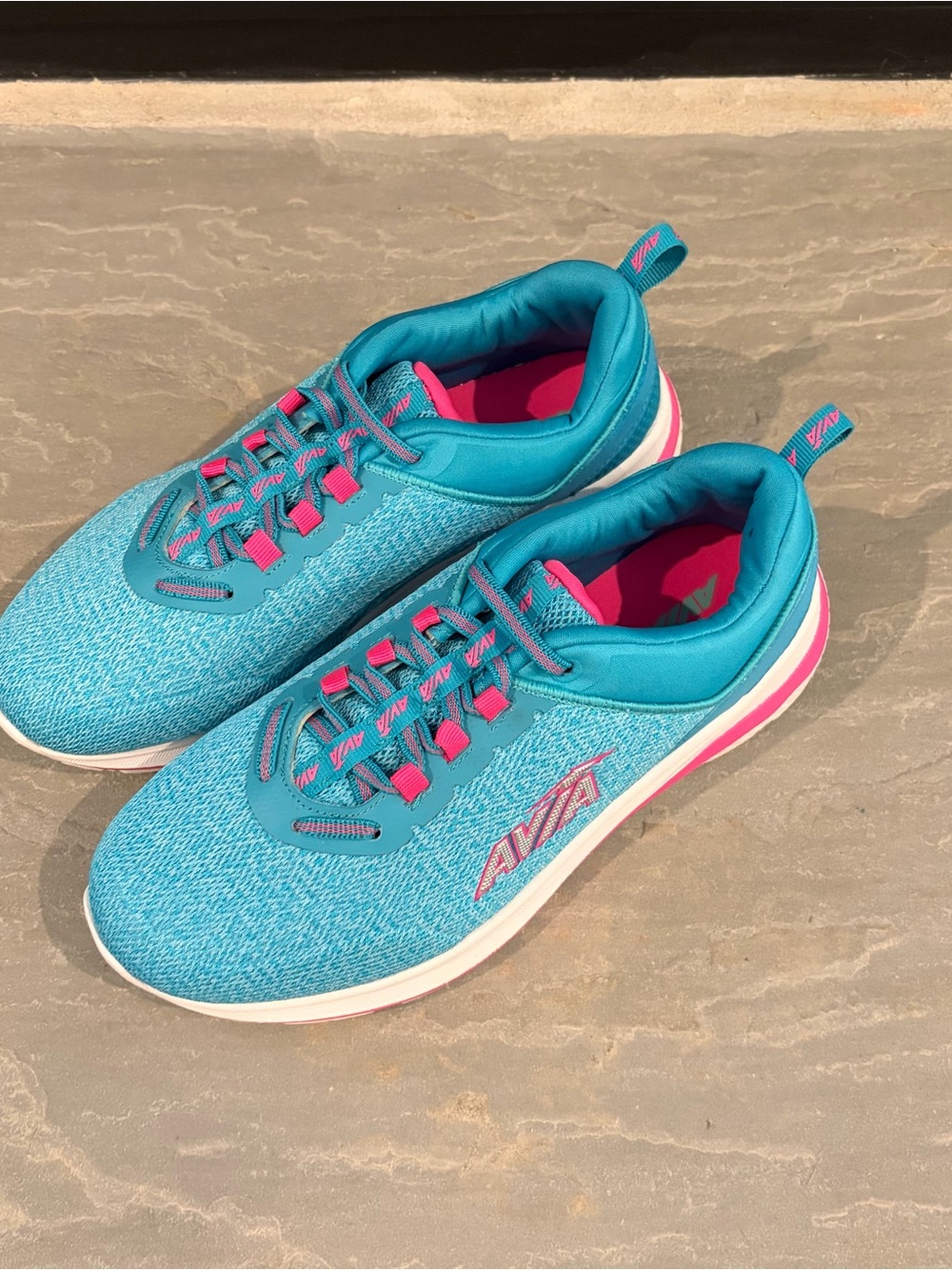 SOLD AviaTeal & Pink Cantilever Athletic Sneakers EUC Big Kids 6/Women’s 7.5 - Picture 7 of 7